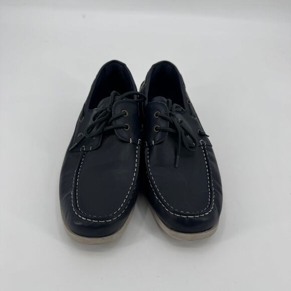 Rodd & Gunn Mens Blue Leather Gordons Bay Boat Casual Shoes EU 44 US 11 main image 5